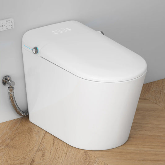 Achernar Elongated Smart Toilet with Auto-Open Lid, Heated Bidet & Touchless Flush