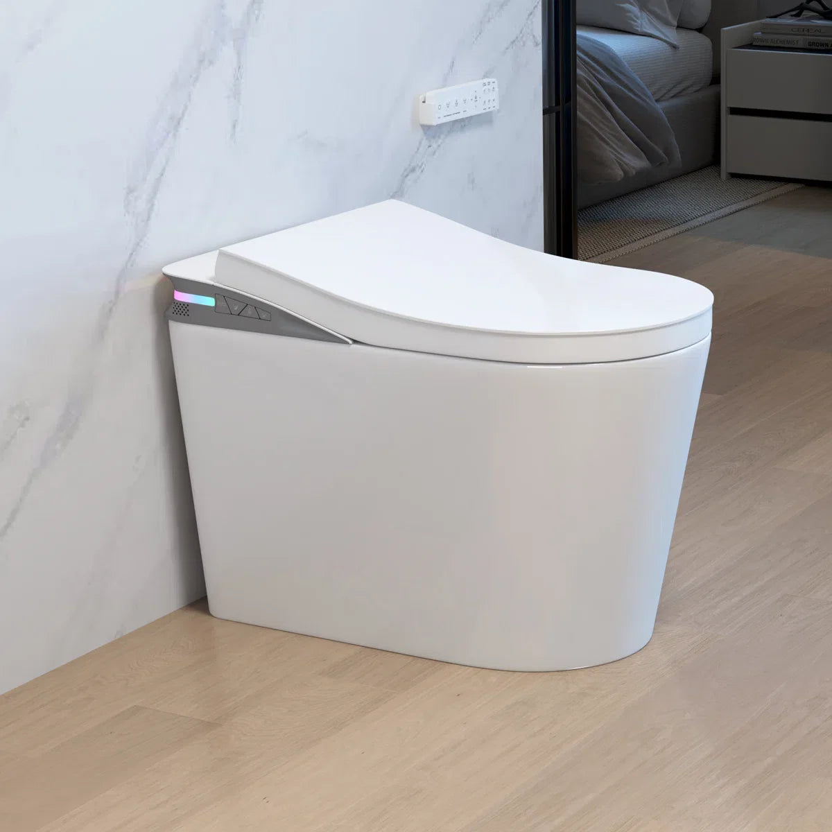 Oslo Elongated Smart Toilet with Auto-Open Lid, Bidet & Touchless Flush