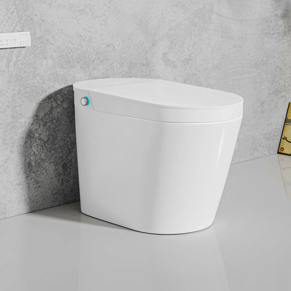 Mason Elongated Smart Toilet with Bidet, Heated Seat & Touchless Flush