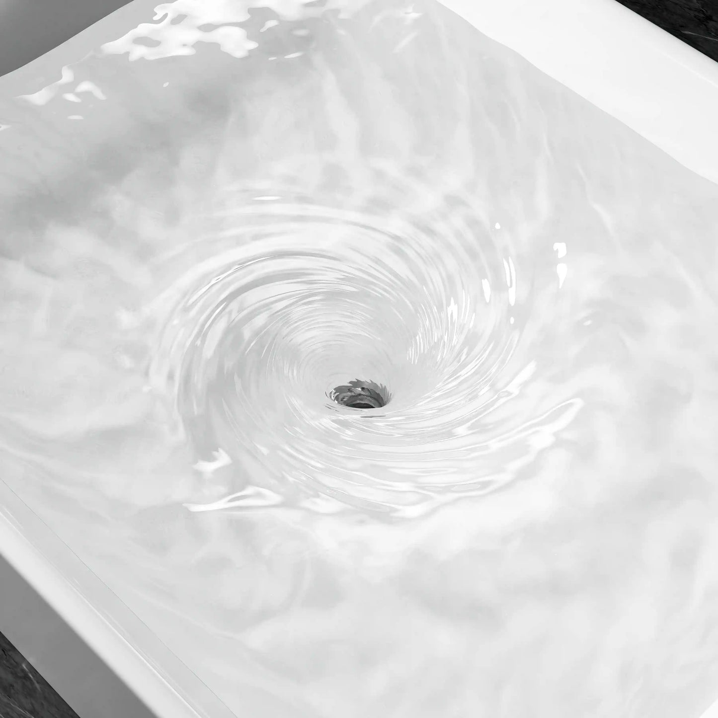 Denbigh 19" x 14'' White Vitreous China Rectangular Vessel Bathroom Sink