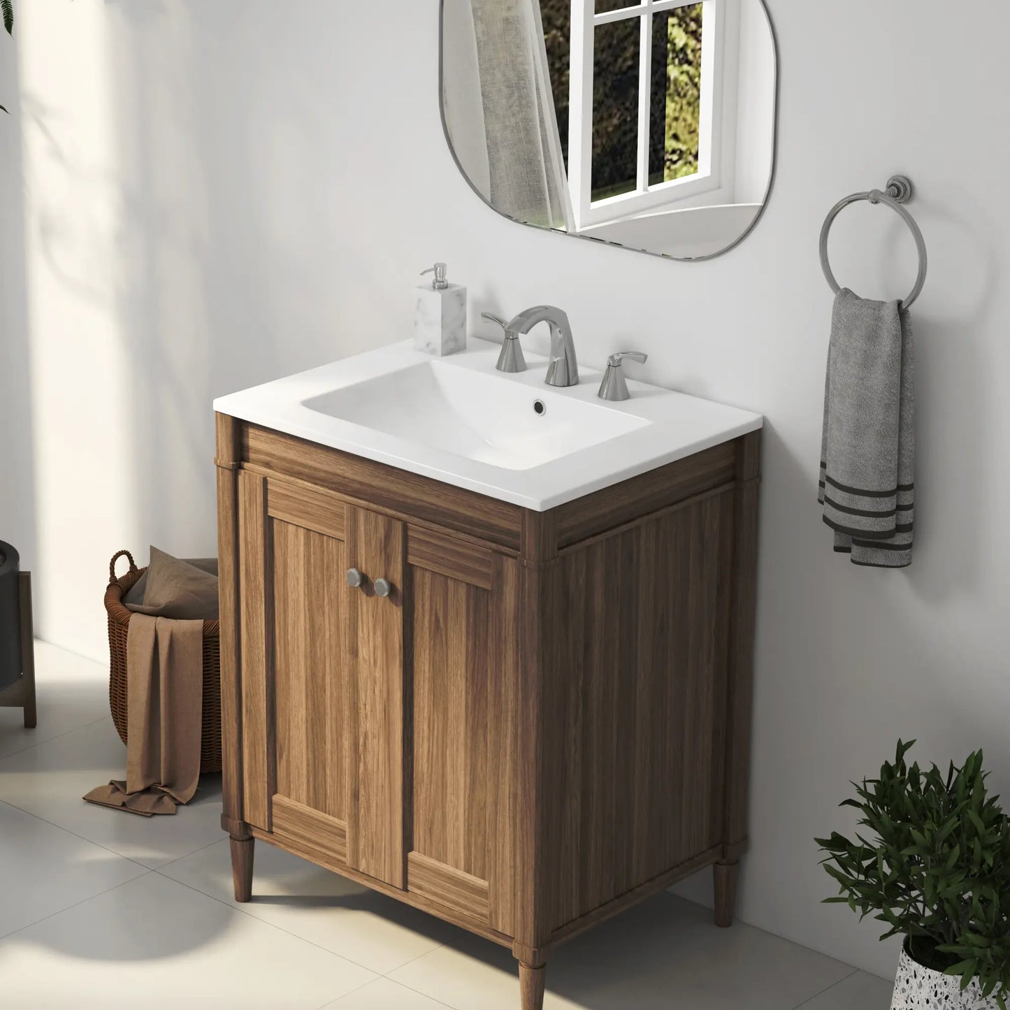 24" x 18" Dayton Vitreous China Vanity Top Sink | White ( Sink Only )
