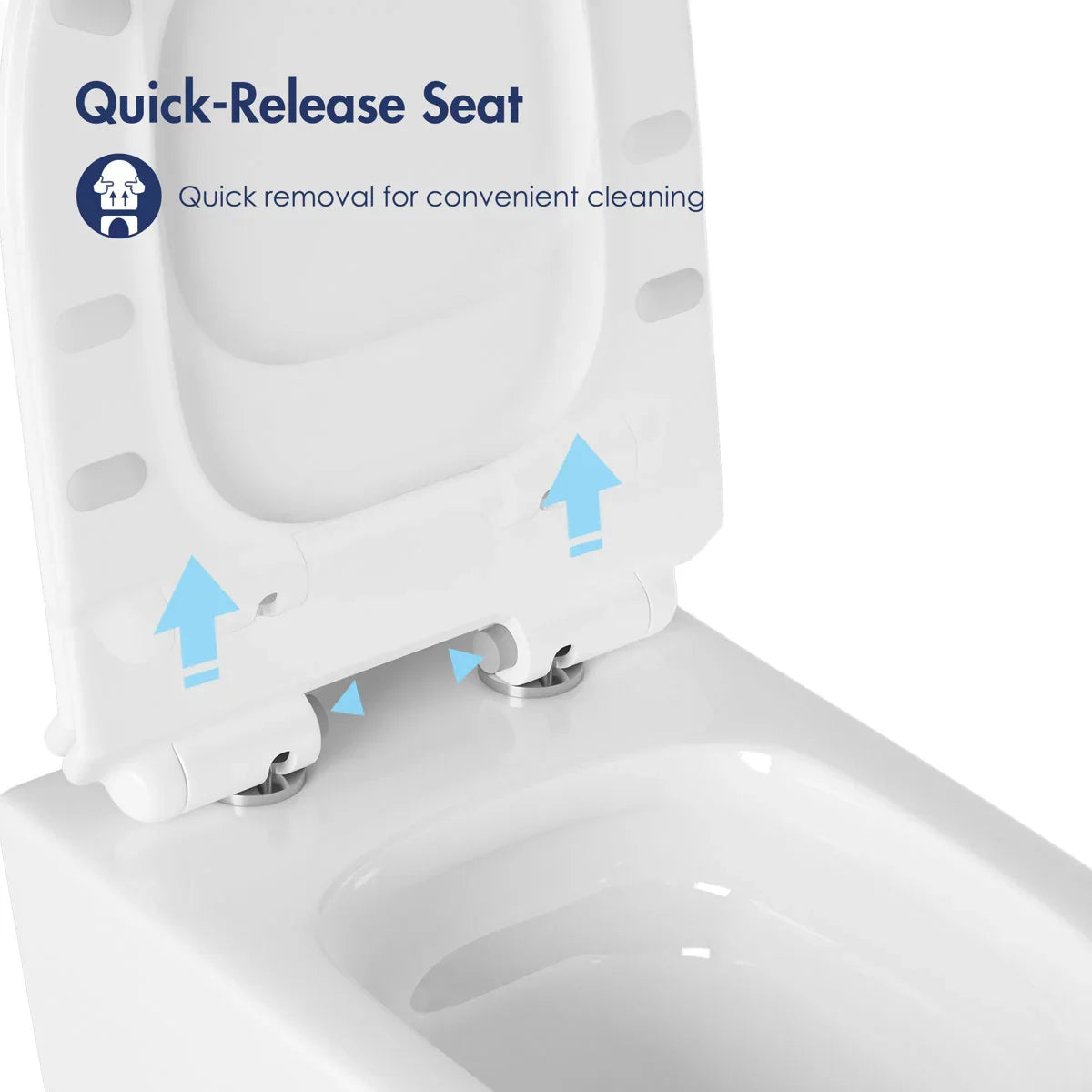 Capri Wall-Hung Rimless Elongated Toilet with In-Wall Tank, Dual Flush 0.8/1.6 GPF
