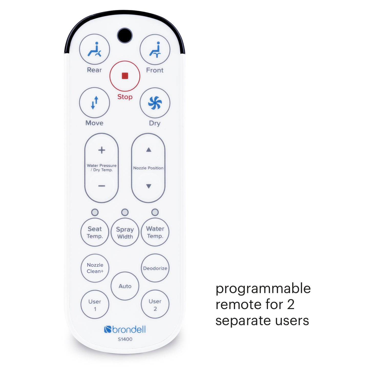 Brondell Swash 1400 Luxury Bidet Toilet Seat with Remote Control