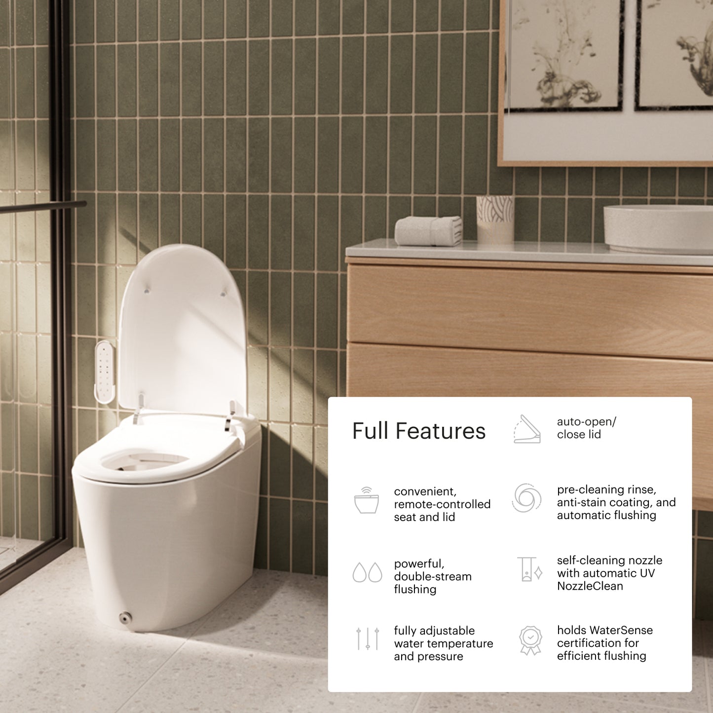 Coit Integrated Smart Bidet Toilet