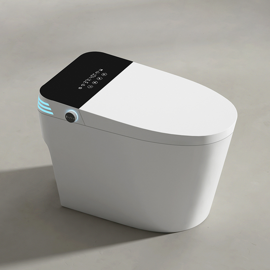 White Floor Mounted Intelligent Toilet | Tankless Smart Toilet