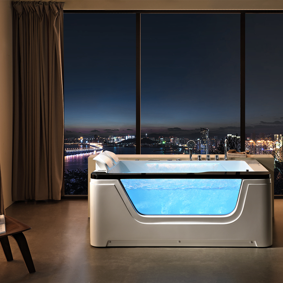 Luxury Multi Temperature Hot Tub & Whirlpool Spa Bath Tub |  Acrylic Multi User Massage Bathtub