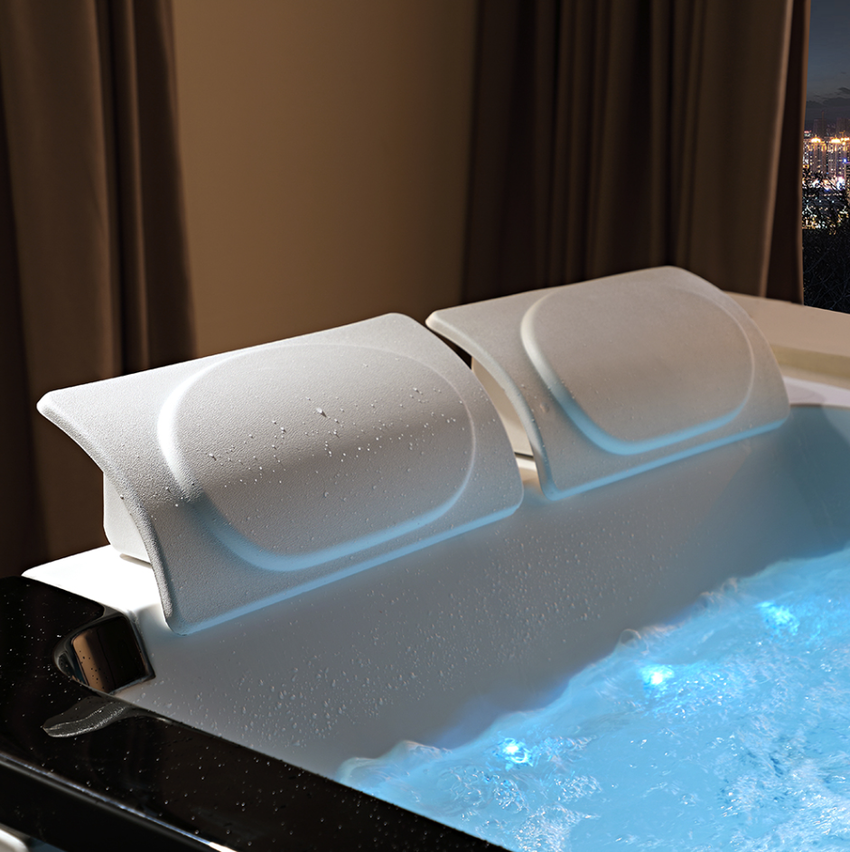 Luxury Multi Temperature Hot Tub & Whirlpool Spa Bath Tub |  Acrylic Multi User Massage Bathtub