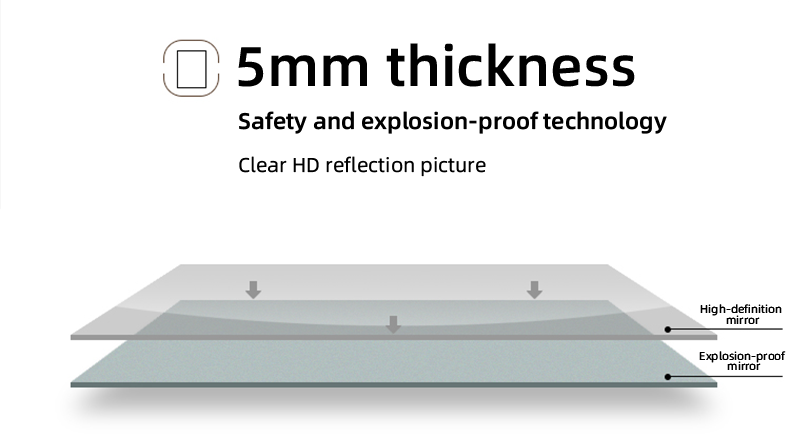 32 x 24 Inch Frameless Rectangle Backlit Mirror | Defogger & Touch Screen Bathroom LED Mirror