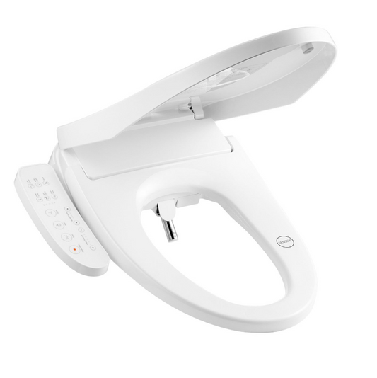 Electric Smart Heated Bidet Toilet Seat | Side Arm Control | Elongated Design