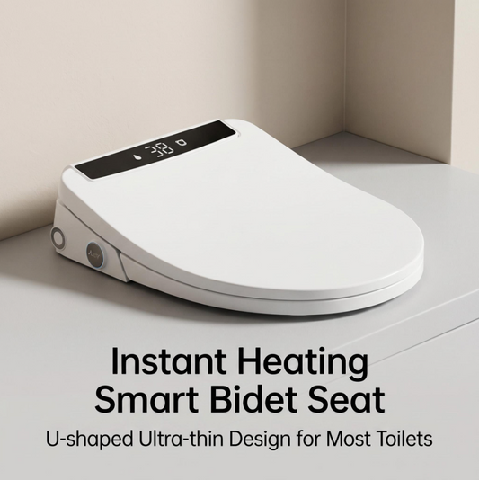 Elongated V-Shape Intelligent Toilet Seat OEM/ODM Support | Smart Bidet Seat