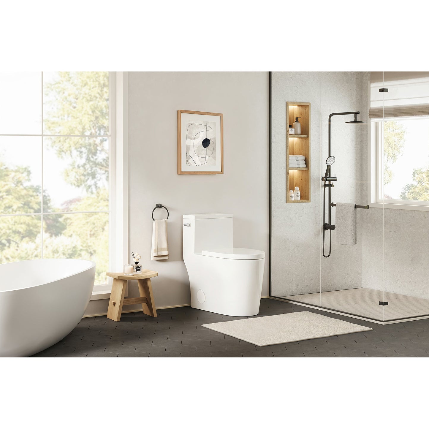 Braila Side-Flush Elongated One-Piece Toilet with ADA Chair Height
