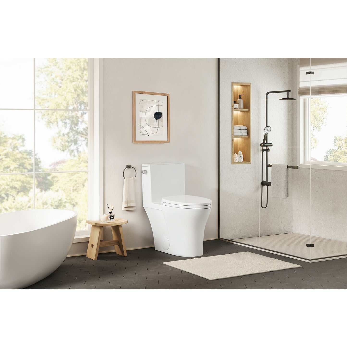 Soroca Side-Flush Elongated One-Piece Toilet with ADA Chair Height