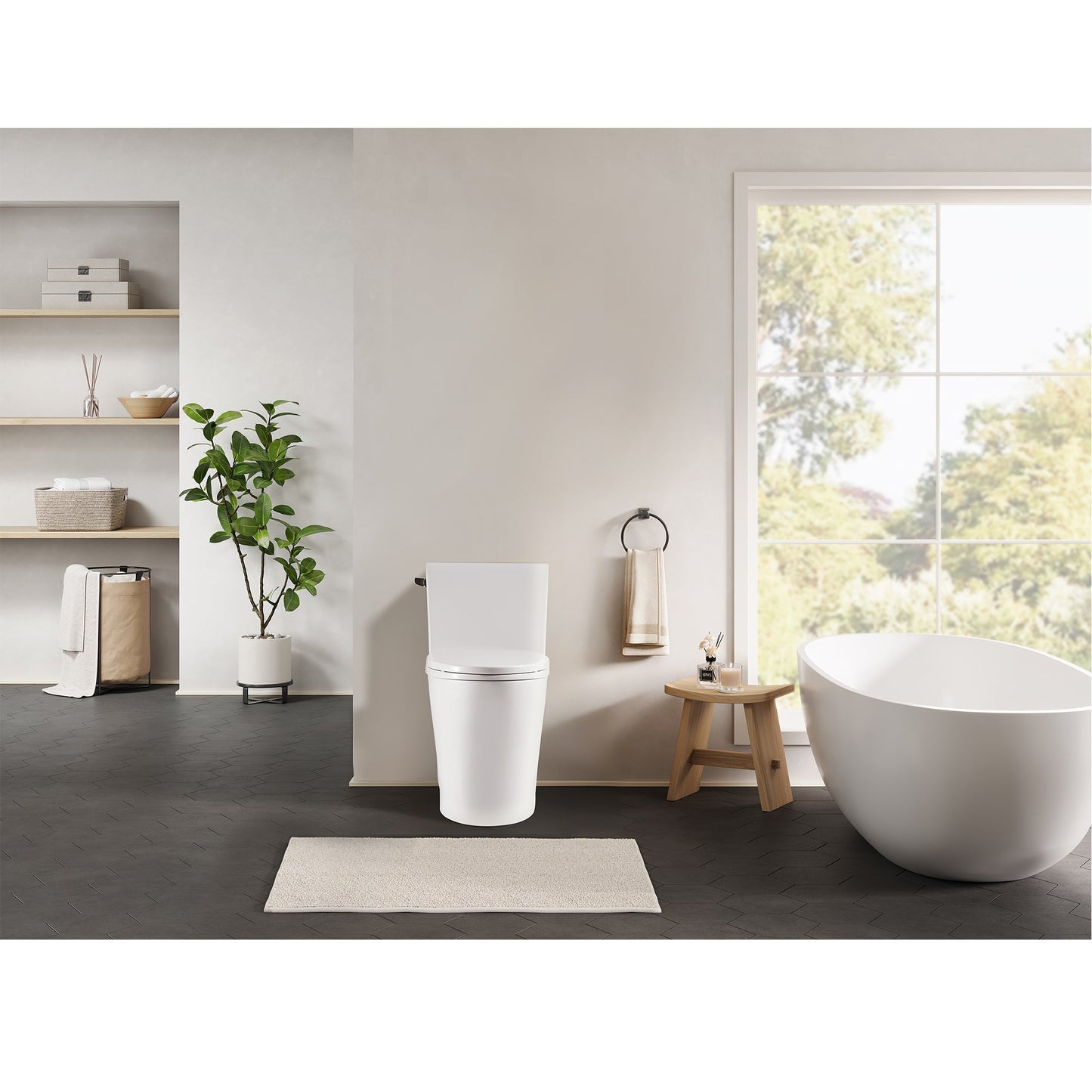 Soroca Side-Flush Elongated One-Piece Toilet with ADA Chair Height