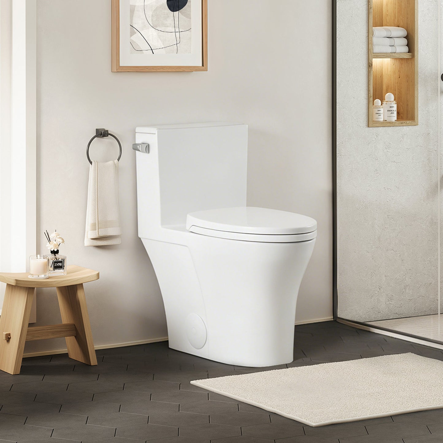 Soroca Side-Flush Elongated One-Piece Toilet with ADA Chair Height