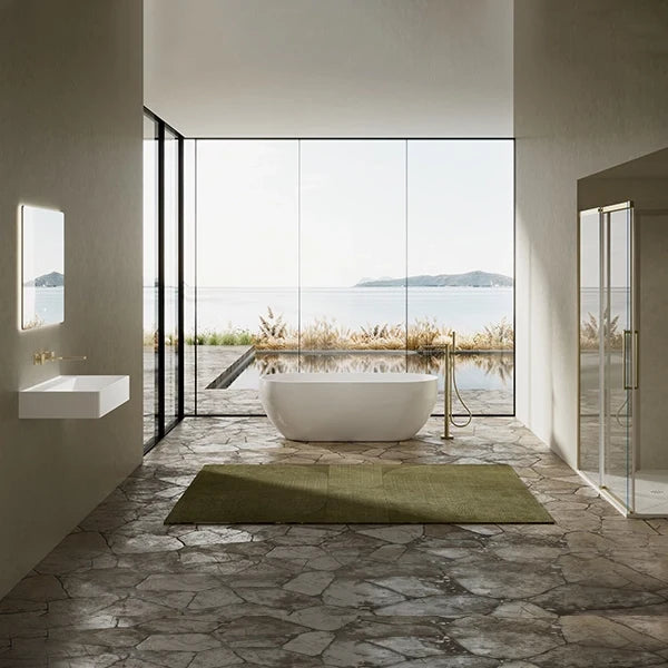 51.2-67.7 Inch MonBlari Acrylic Freestanding Bathtub