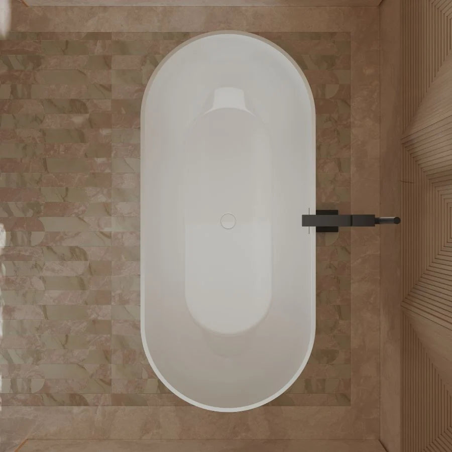 51.2-67.7 Inch MonBlari Acrylic Freestanding Bathtub
