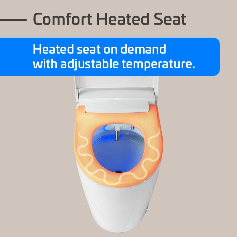 ACiQ Smart Toilet, ADA One-Piece with Bidet, Auto Flush, Heated Seat