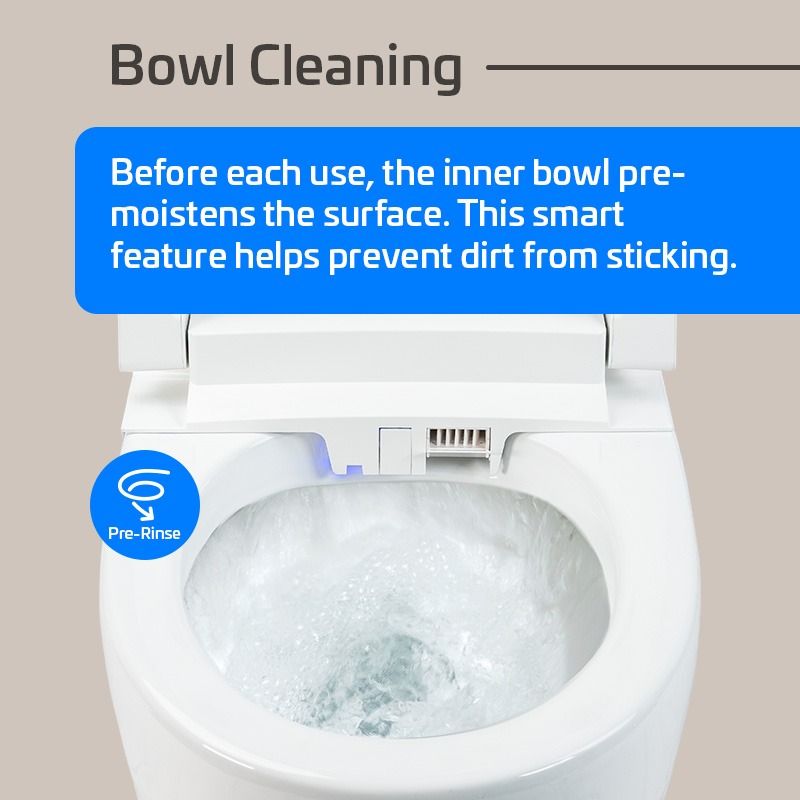 ACiQ Smart Toilet, ADA One-Piece with Bidet, Auto Flush, Heated Seat